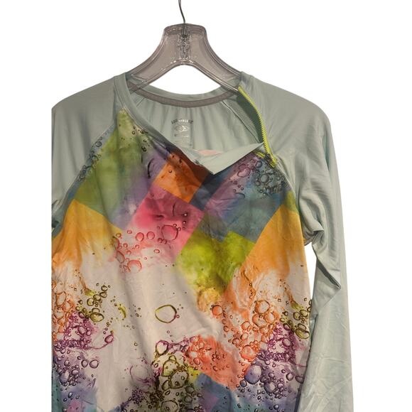 Reel Legends Long sleeve shirt Top Woman’s Size M Bright Colorful Fish Golf SPF - Picture 3 of 6